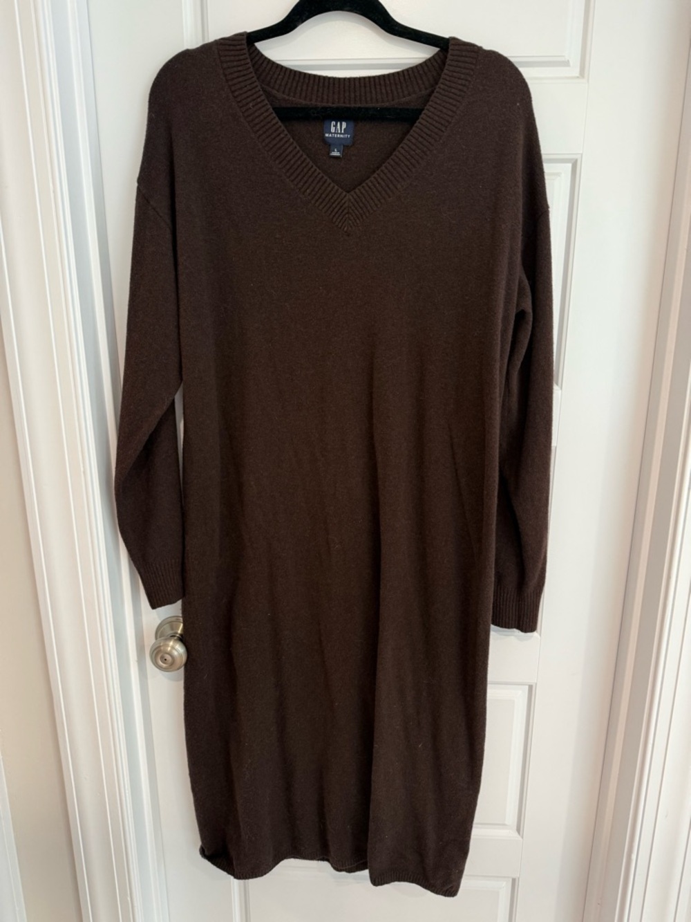 GAP Maternity CashSoft V-neck Sweater Dress